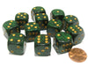 Speckled 16mm D6 Chessex Dice Block (12 Dice) - Golden Recon