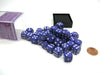 Opaque 12mm D6 Chessex Dice Block (36 Die) - Purple with White Pips