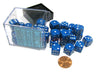 Speckled 12mm D6 Chessex Dice Block (36 Dice) - Water