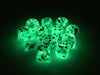 Luminary Borealis 16mm D6 Dice Block (12 Dice) - Light Smoke with Silver Pips