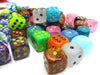 Bag of 50 Assorted Loose Signature 12mm D6 Dice
