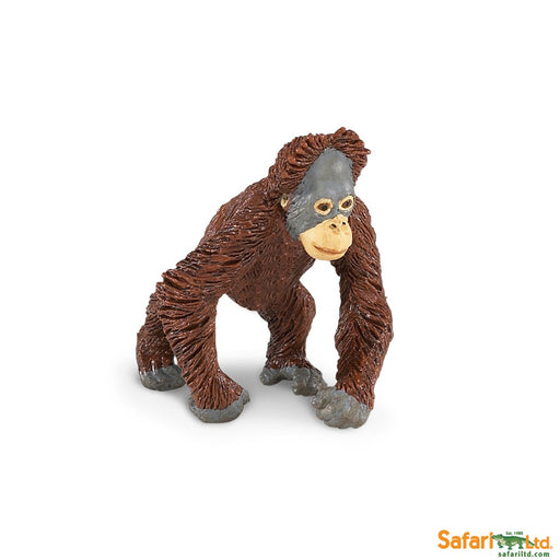 Wild Safari Wildlife Educational Painted Miniature Replica - Orangutan Baby