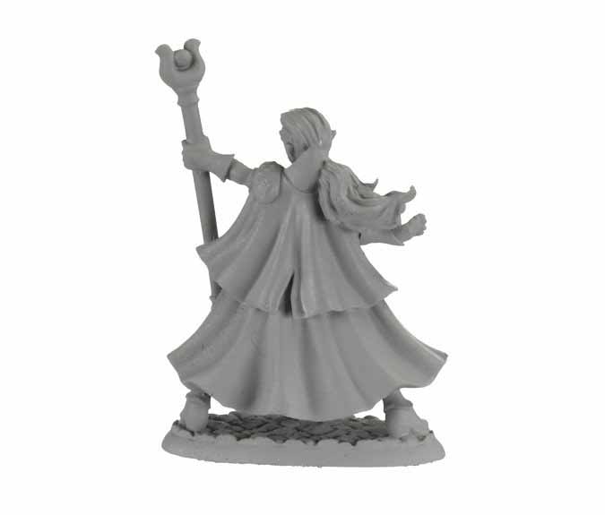 Alaedril Starbloom, Elf Wizard 30008 Reaper Legends: Bones USA Unpainted Plastic