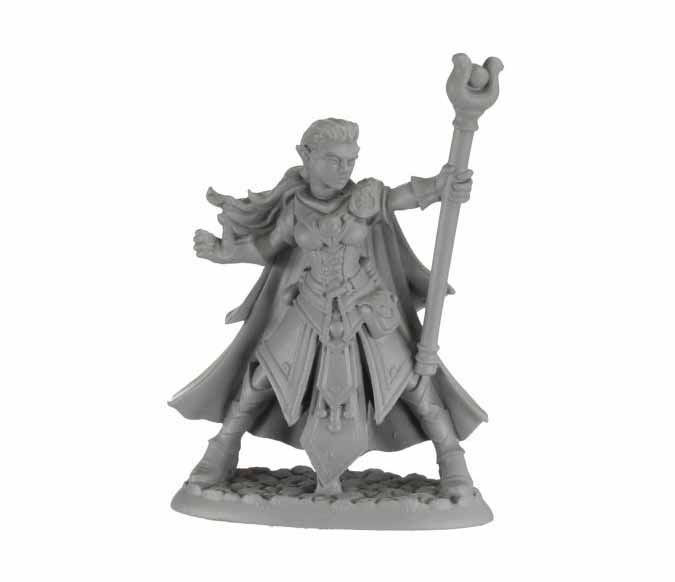 Alaedril Starbloom, Elf Wizard 30008 Reaper Legends: Bones USA Unpainted Plastic