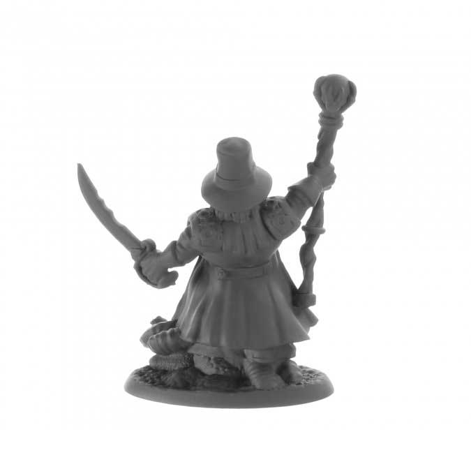 Arkus Harn, Dwarf Witch Hunter 30011 Reaper Legends: Bones USA Unpainted Plastic