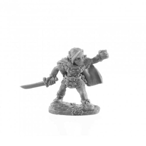 Ingrid, Female Gnome Rogue #30025 Reaper Legends: Bones USA Unpainted Plastic