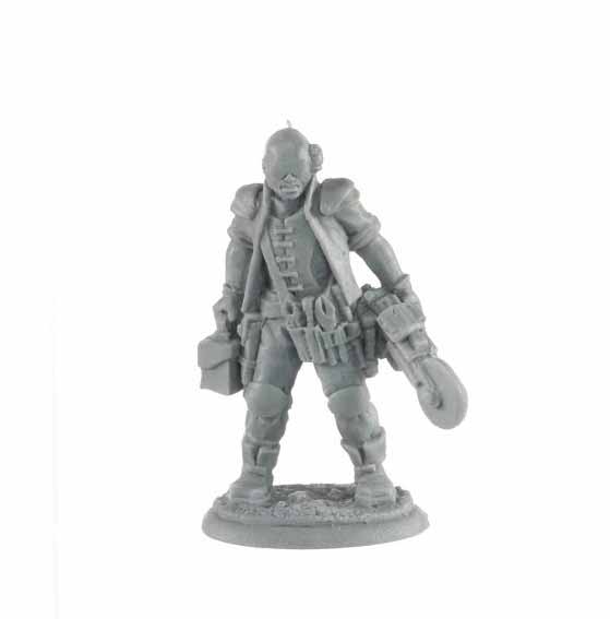 Chit Jubal, Arkos Chopper #30028 Reaper Legends: Bones USA Unpainted Plastic