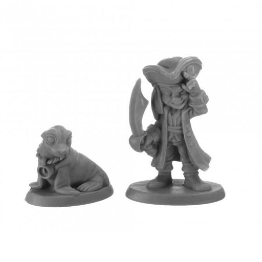 Skipper and Scuttle #30049 Reaper Legends: Bones USA Unpainted Plastic Figures