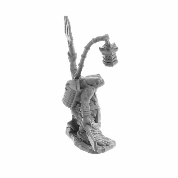 Bufo, Dreadmere Frogman #30064 Reaper Legends: Bones USA Unpainted Plastic Figure