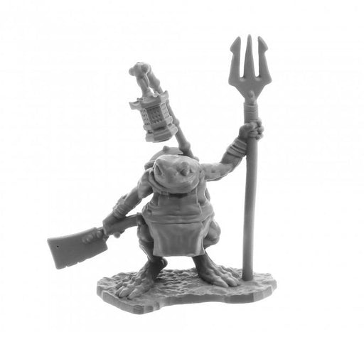 Bufo, Dreadmere Frogman #30064 Reaper Legends: Bones USA Unpainted Plastic Figure