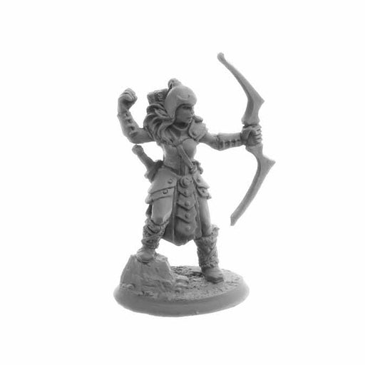 Kara Redoak, Female Archer #30077 Reaper Legends: Bones USA Unpainted Plastic