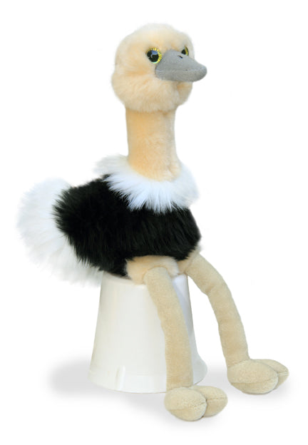 Ozzi Mini Flopsie 8" Aurora Plush Ostrich