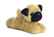 8" Mini Flopsie Mr.Pugster Pug Dog Soft Stuffed Animal Plush