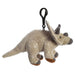 Dinosaurs 6" Aurora Plush Triceratops Clip On