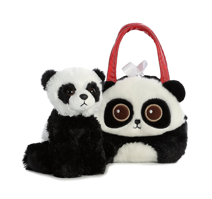 7" Bright Eyes - Panda Pet Carrier Fancy Pal Purse Plush Stuffed Animal