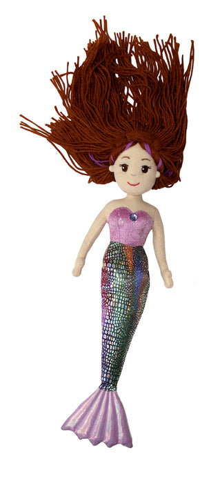 18" Merissa - Medium Sea Sparkles Soft Plush Mermaid