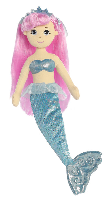 18" Cristal 2 Sea Sparkles Soft Plush Mermaid
