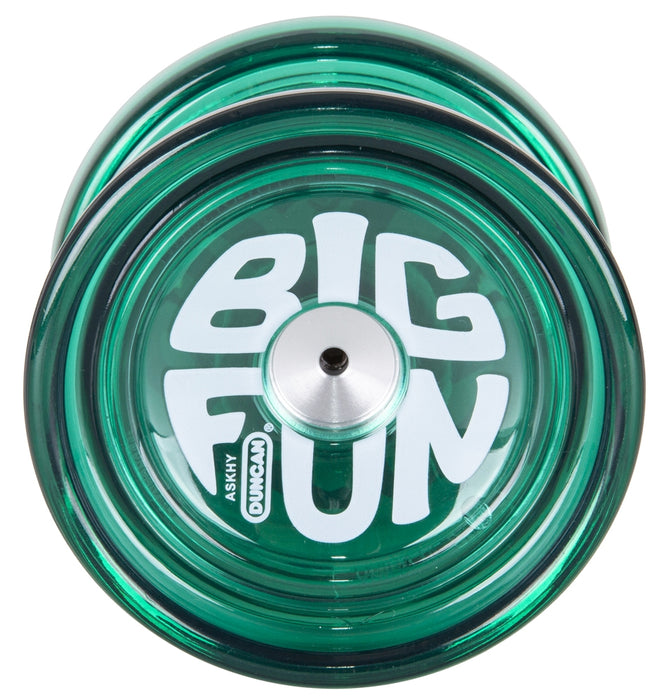 Duncan Big Fun Expert Yo-Yo Big Size Big Spin Big Fun - Translucent Aqua