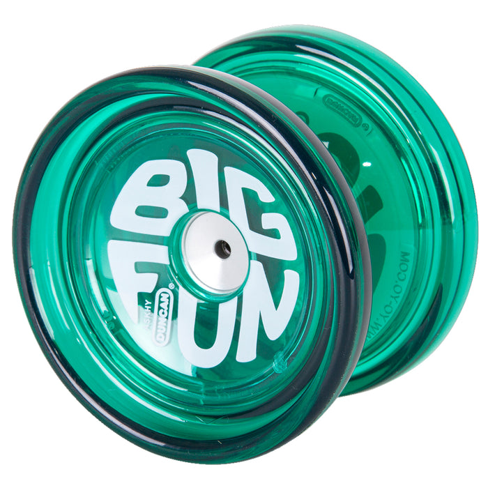 Duncan Big Fun Expert Yo-Yo Big Size Big Spin Big Fun - Translucent Aqua