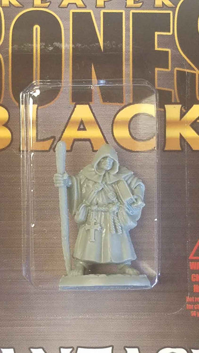 Reaper Miniatures Brother Hammond Monk #44007 Bones Black Plastic D&D RPG Mini
