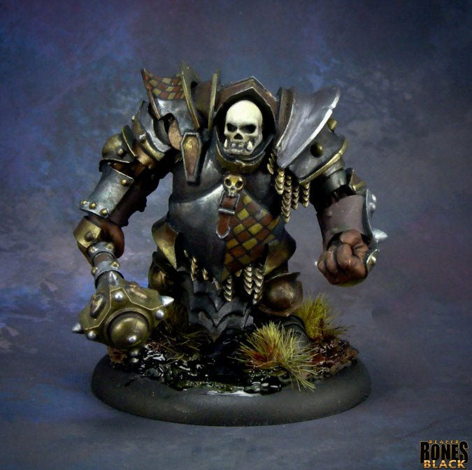 Maggotcrown Ogre Juggernaut 44011 Bones Black Unpainted Plastic
