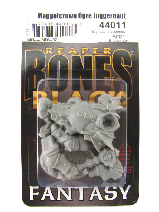 Maggotcrown Ogre Juggernaut 44011 Bones Black Unpainted Plastic