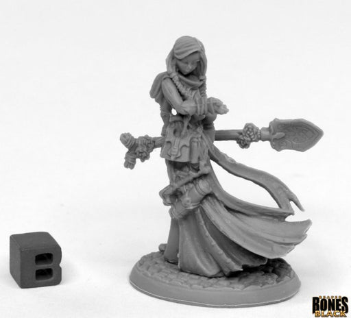 Reaper Miniatures D'Vandra Lukesia #44015 Bones Black Plastic Unpainted Figure