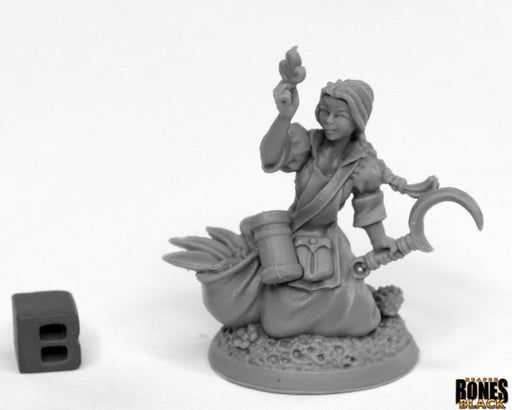 Reaper Miniatures Juliana, Herbalist #44017 Bones Black Plastic Unpainted Mini