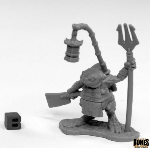 Reaper Miniatures Bufo #44029 Bones Black Plastic Unpainted Mini Figure