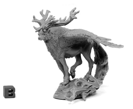 Reaper Miniatures Spirit Beast #44030 Bones Black Plastic Unpainted Mini Figure