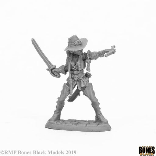 Reaper Miniatures Damaris Duskwarden #44054 Bones Black Unpainted Plastic Figure