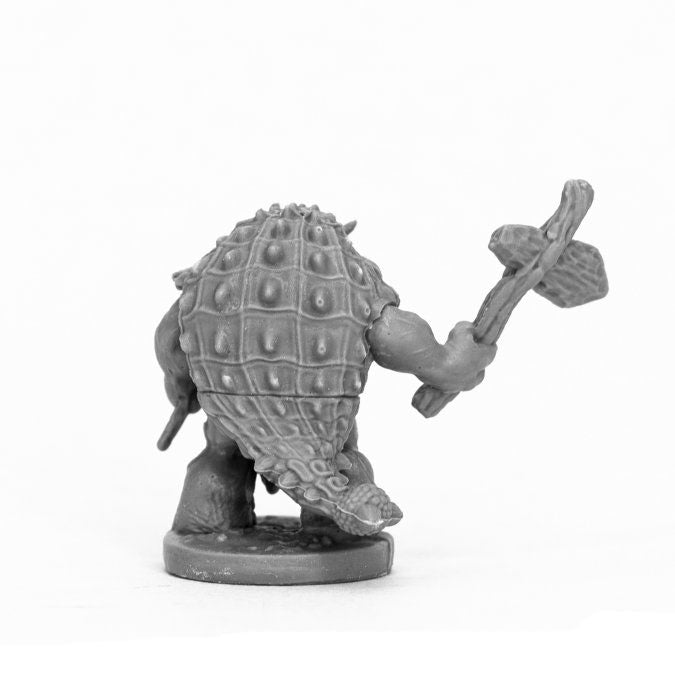 Reaper Miniatures Armorback Barbarian #44064 Bones Black Unpainted Plastic Mini