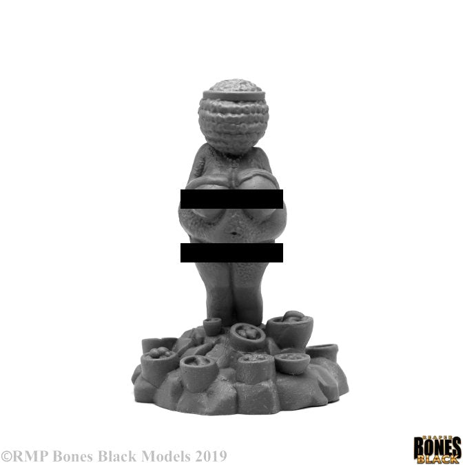 Reaper Miniatures Fertility Idol 44093 Bones Black Unpainted Plastic Mini Figure