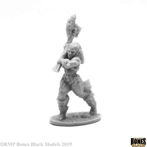 Reaper Miniatures Jade Fire Champion #44096 Bones Black Unpainted Plastic Figure