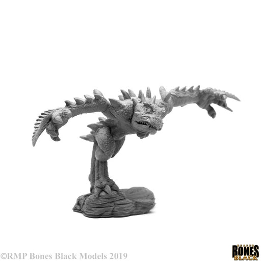 Reaper Miniatures Chaos Toad Brawler #44097 Bones Black Unpainted Plastic Figure
