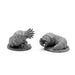 Reaper Miniatures Giant Maggots (2) #44105 Bones Black Unpainted Plastic Figure