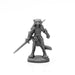 Reaper Miniatures Mal, Catfolk Warrior #44117 Bones Black Unpainted Plastic