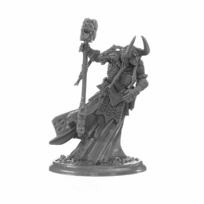 Elemental Scions Boxed Set #44147 Bones Black Unpainted Plastic Figures