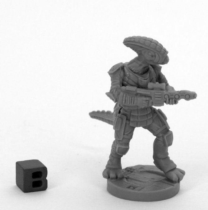 Reaper Miniatures Bloodcrest Sharpshooter #49005 Bones Black Unpainted Plastic
