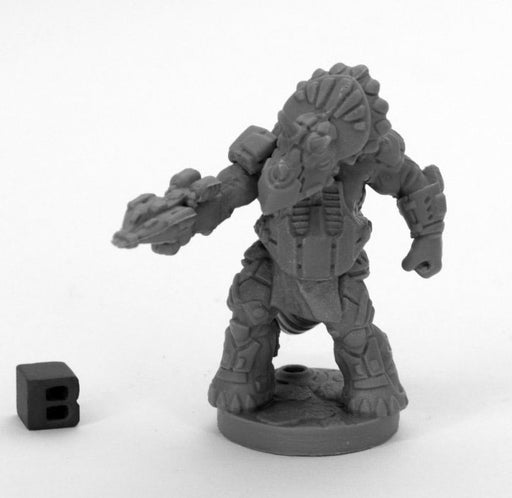 Reaper Miniatures Thunderfoot Commander #49006 Bones Black Unpainted Plastic
