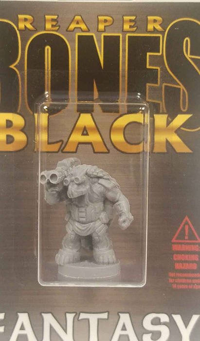 Reaper Miniatures Armorback Demolitionist #49007 Bones Black Unpainted Plastic