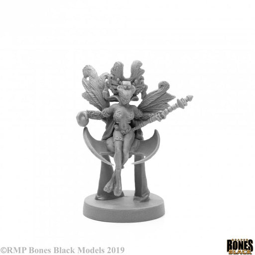 Reaper Miniatures Andromedan Queen #49023 Bones Black Unpainted Plastic Figure