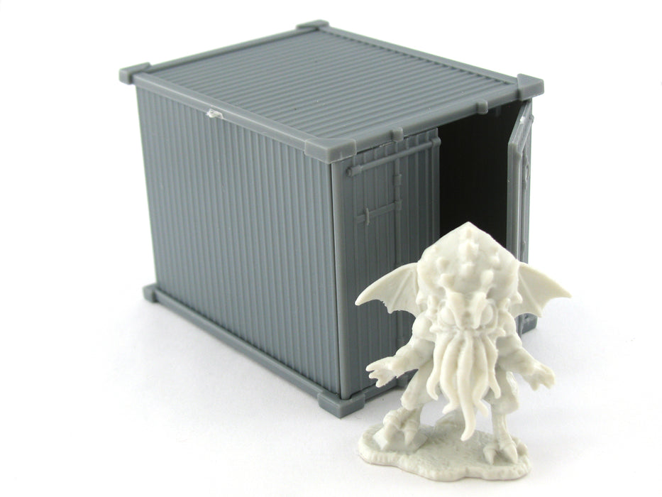 Reaper Miniatures 10' Container (to scale) #49025 Bones Black Unpainted Plastic