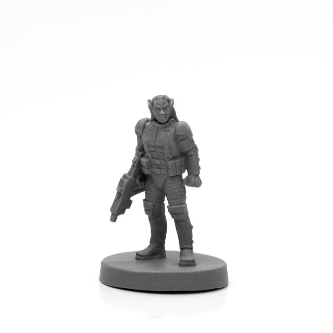 Reaper Miniatures Malvernis Soldier #49031 Bones Black Unpainted Plastic Figure