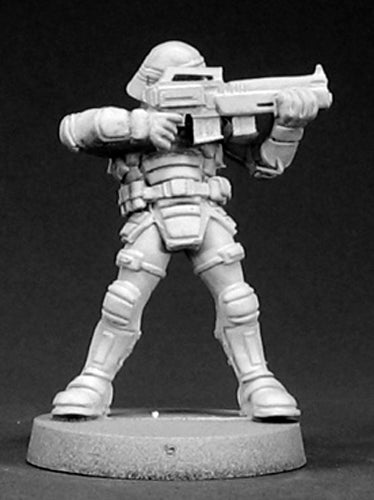 Reaper Miniatures NOVA Corporate Security Guard #50004 Chronoscope Mini Figure