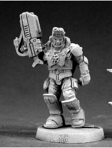 Reaper Miniatures Nick Stone, IMEF Squad Leader #50014 Chronoscope Mini Figure