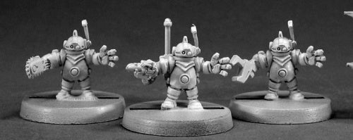 Reaper Miniatures Tool Bots (3) #50015 Chronoscope Metal D&D RPG Mini Figure