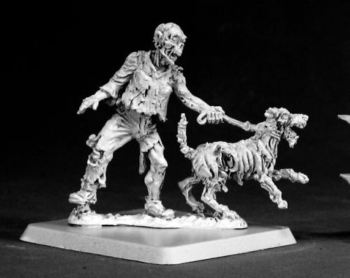 Reaper Miniatures Zombie Dog Handler #50069 Chronoscope D&D RPG Mini Figure
