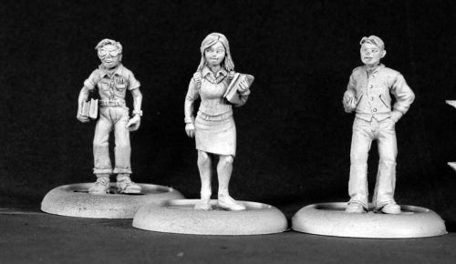 Reaper Miniatures Townsfolk: Jock, Chick, Nerd #50090 Chronoscope Mini Figure