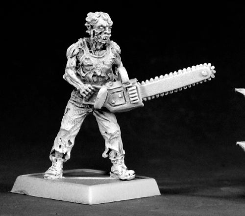 Reaper Miniatures Zombie Chainsaw #50091 Chronoscope Metal D&D RPG Mini Figure
